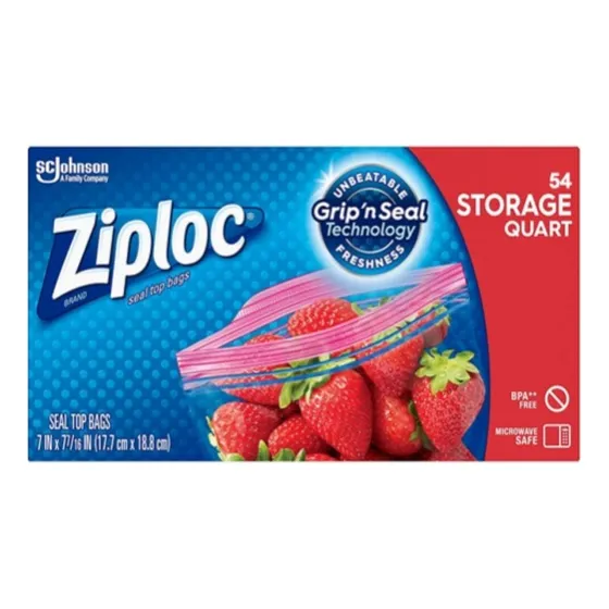 Bolsas Ziploc De Almacenamiento ¼  Stay Open  54 Pzs Origin