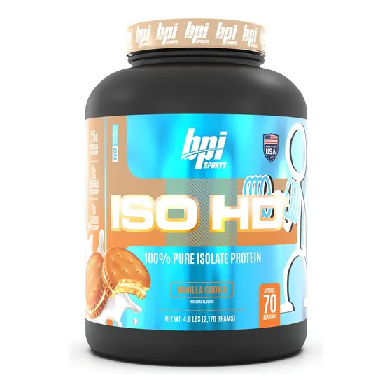 Galleta De Vainilla Con Proteína Aislada Iso Hd De Bpi Sport