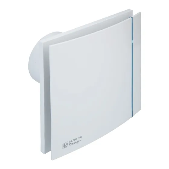 Extractor Para Baño Silent Design 100 Soler Palau