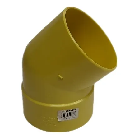 Codo Pvc 4 Pulgada 45 Grado Semi-reforzado Agua Negra 110mm