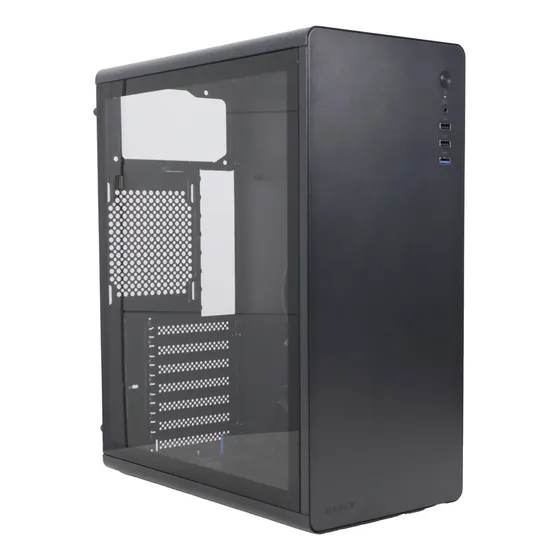 Gabinete Gamer Haxly U500 Usb 3.0 Vidrio Templado Atx M-atx Color Negro