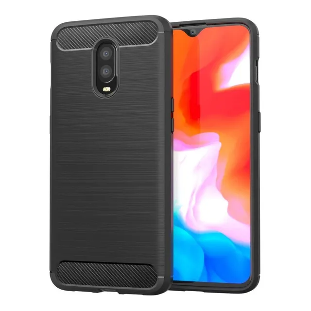 Funda Tpu Fibra De Carbono Compatible Con Oneplus 6t