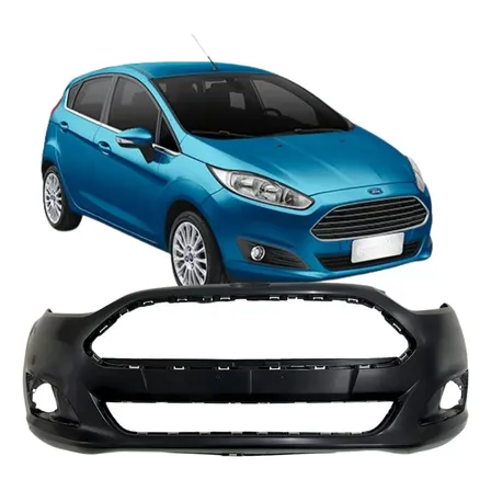 Parachoque Dianteiro New Fiesta Hatch 2013 2014 2015 16 2017 Preto
