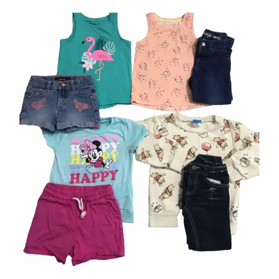 Lote De Ropa De Niña Talla 3 Importada 8 Piezas