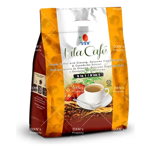 Vita Café Dxn 6 En 1 Con Ganoderma 20 Sobres X Bolsa