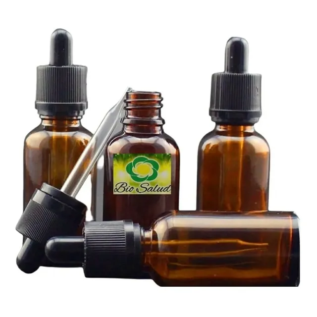 Frasco De Vidrio Con Gotero De 30 Cc Pack 10 Unidades 