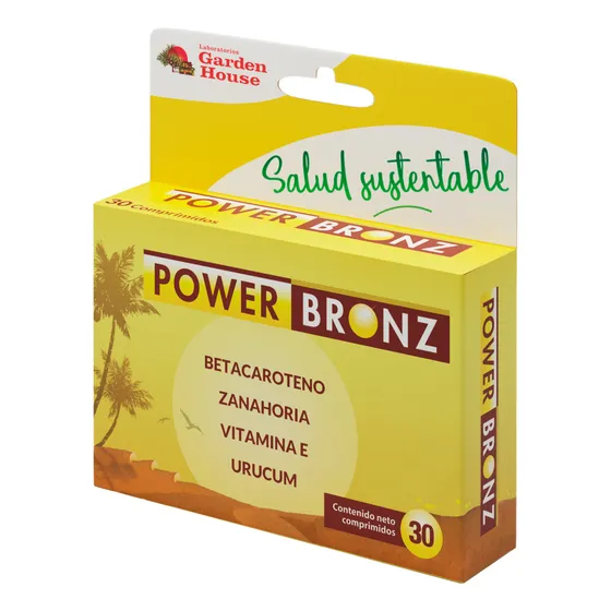 Garden House Power Bronz x 30 comprimidos