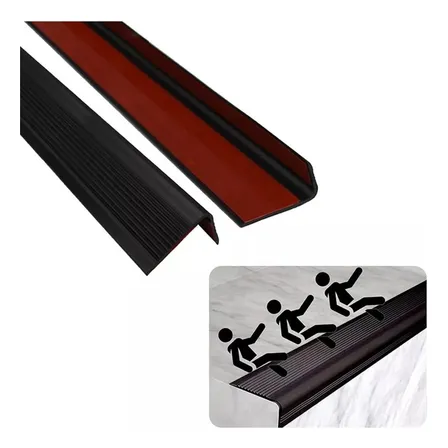 Nariz De Grada Goma Estriada Protector De Borde Escalera 3m