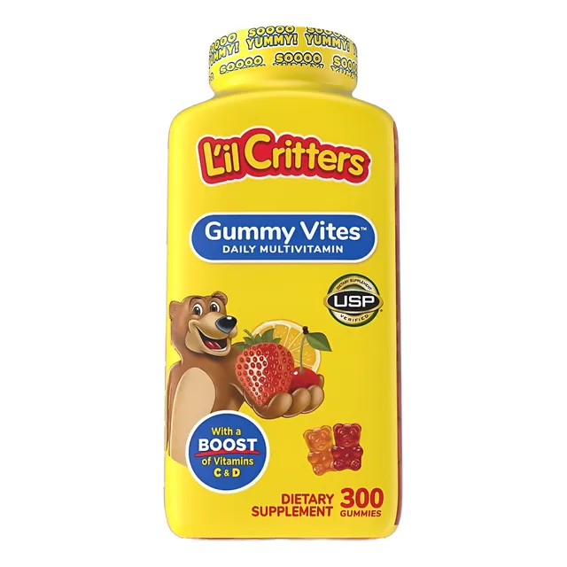 Lil Crittres Multivitaminico Niños. Gomitas  300 Unidades