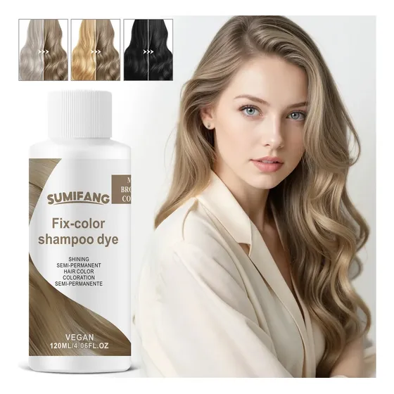 Shampoo Tonalizante Semipermanente Sumifang 120ml Milk Tea Brown