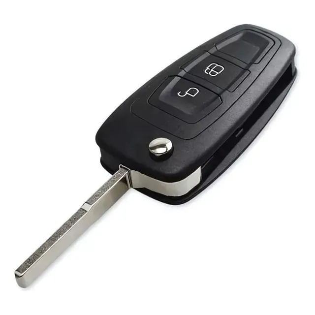 Llave Virgen Y Carcasa Para Ford Focus Ranger 2 Botones