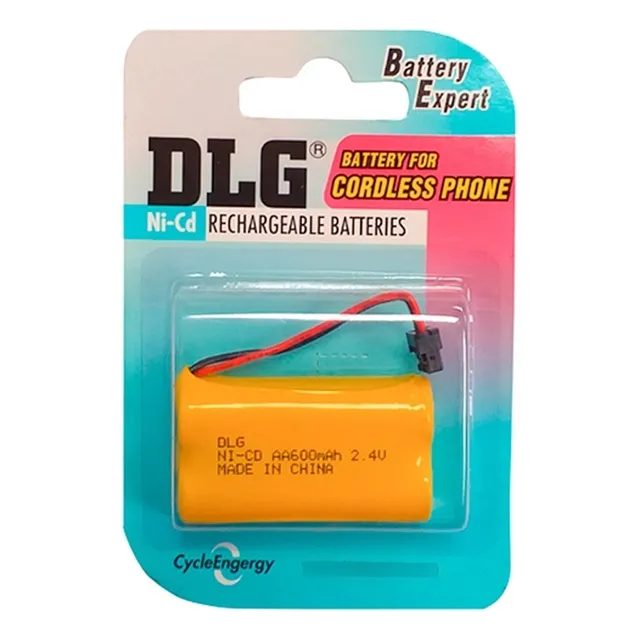 Pila Batería Para Teléfono 2aa 2,4v 600mah