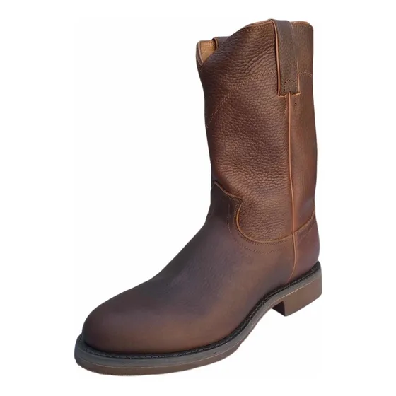 Bota Roper Justin Caballero 3307 Café Manassa Oil Resisting