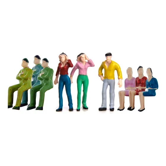 50 Modelos De Em Miniatura, Pintados 1:42, Pessoas