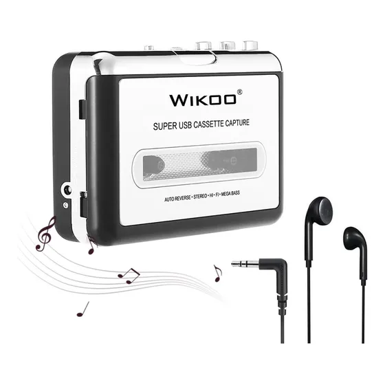 Conversor De Cassette A Mp3 Portátil Usb Para Laptop Y Pc