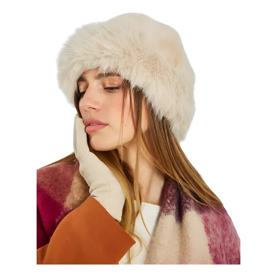 Gorro Ruso Piluso Peluche Otoño/invierno Piel Amplio