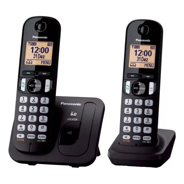 Pack De 2 Teléfonos Inalámbricos Panasonic Kx-tgc212meb
