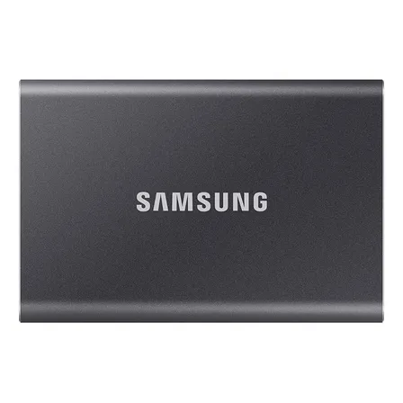 Disco sólido SSD externo Samsung Portable SSD T7 MU-PC1T0 1TB gris