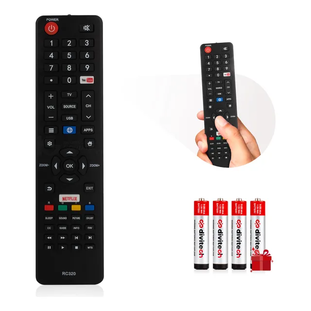 Control Remoto Compatible Con Jvc Rc320 Youtube Netflix