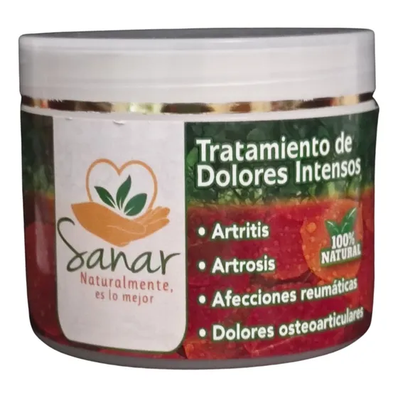 Crema Natural Sanar Dolores Intensos Artritis Artrosis 