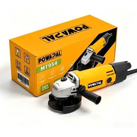 Esmerilhadeira Lixadeira Angular Profissional Pol 115mm 650w Amarelo 220v 50/60hz