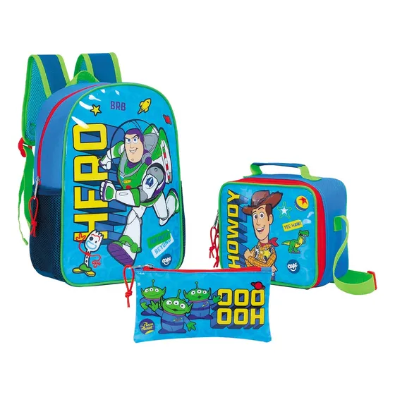 Combo Escolar Morral Cartuchera Y Lonchera - Toy Story