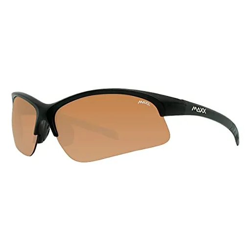 Maxx Dominio Hd Lentes Negro Marco Deportes Gafas De 6d82r