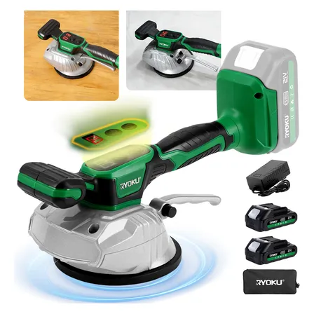 Maquina Assentar Ceramica Piso Ventosa Vibratória 2 Baterias 127/220v