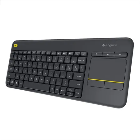 Logitech K400 Plus, Teclado Inalámbrico Touch, Pc Android Tv Color del teclado Negro Idioma Español Logitech K400 Plus, Teclado Inalámbrico Touch, Pc Android Tv Color del teclado Negro Idioma Español