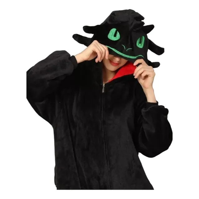Pijama Mameluco Disfraz Chimuelo Dragón Adulto Cosplay Kigur