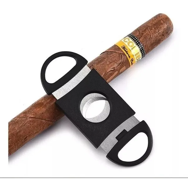 Cortador De Puros Y Habanos Doble Cuchilla De Alta Precisión