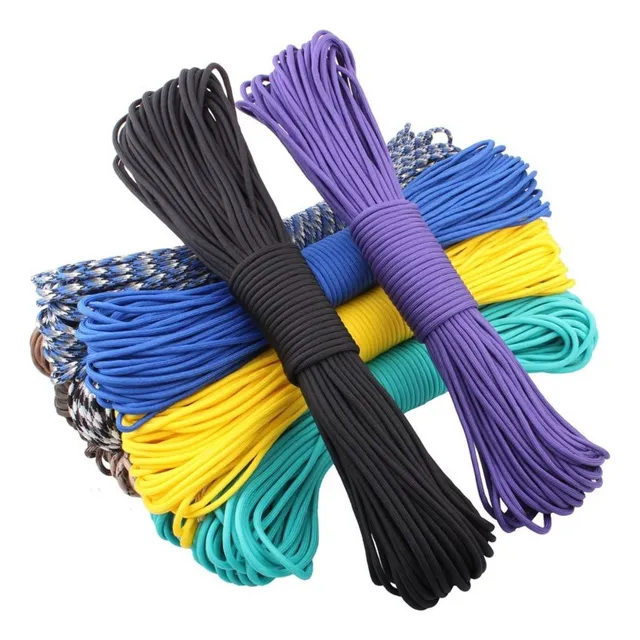 Corda Paracord 550 Lbs 4mm 7 Filamentos Rolo 30 Metros 250kg