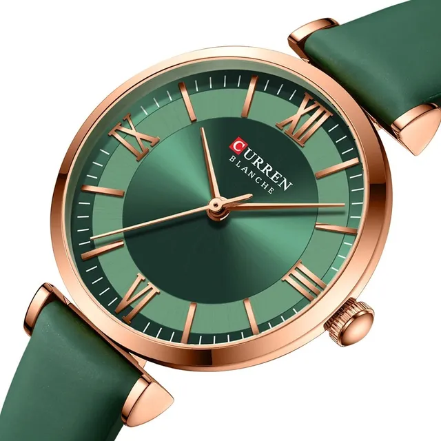  Reloj De Lujo Elegante Marca Curren Modelo 9079 Para Damas 