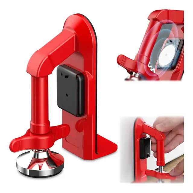 Soporte Alarma Sensor Puerta Traba Seguridad Tope Reforzado