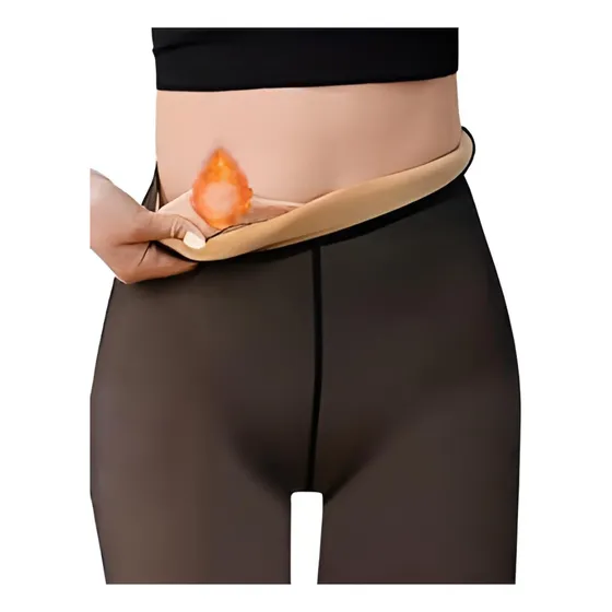 Medias Leggins Corderito Super Abrigadas Tipo Transparentes