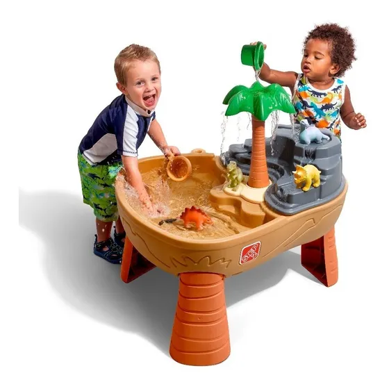 Mesita Estimulación Para Jugar Con Agua Y Arena - Dinosaurio
