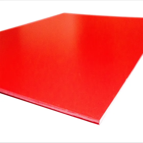 Lámina De Pvc Rigida Pai Color Rojo Mate 2.0mm 