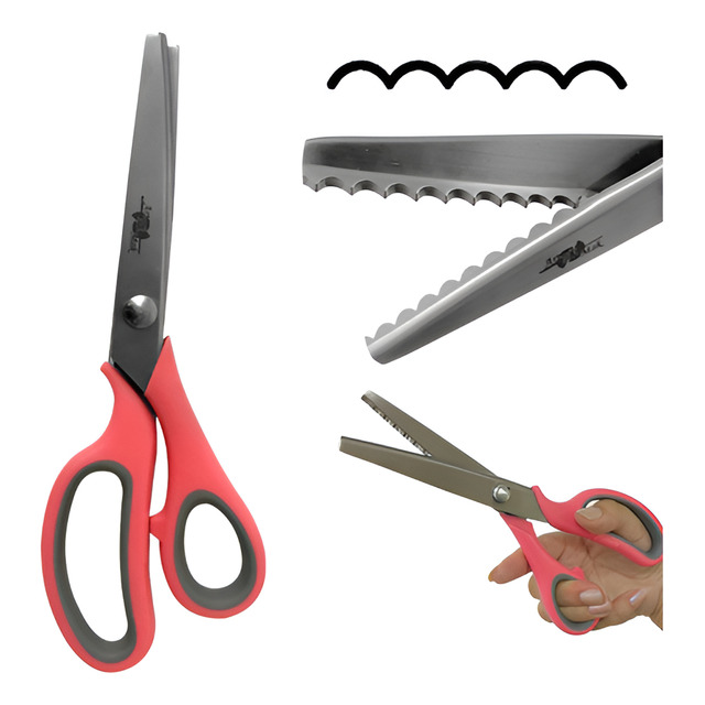 Tesoura De Picotar Escalope Para Tecidos Material Sintético Tesoura De Picotar Escalope Para Tecidos Material Sintético