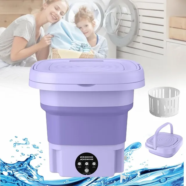 Mini Lavadora Portátil Plegable 1.8 Litros