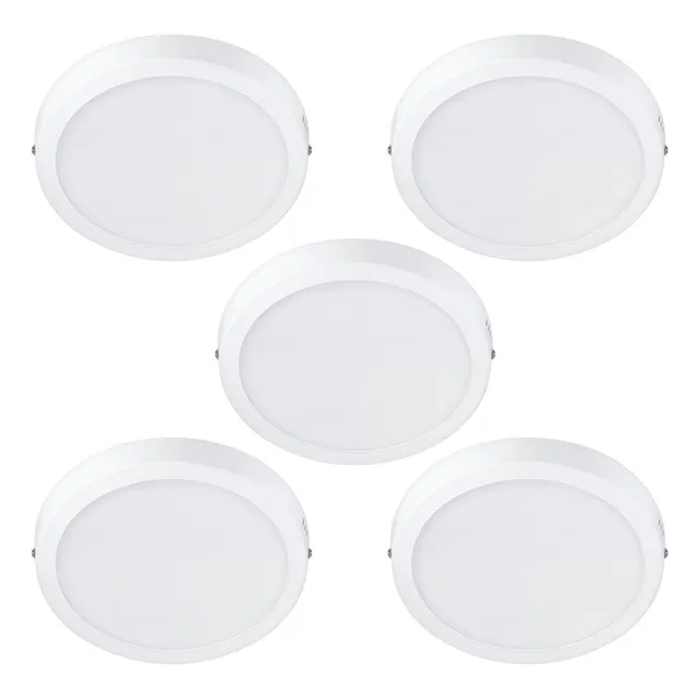 Kit 5 Focos Led Philips Downlight 24w Luz Fría Philips