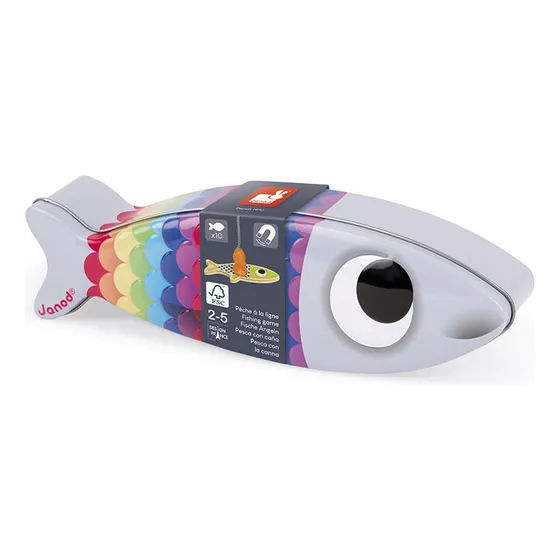Juego de pesca Janod, pesca magnética, 12 piezas