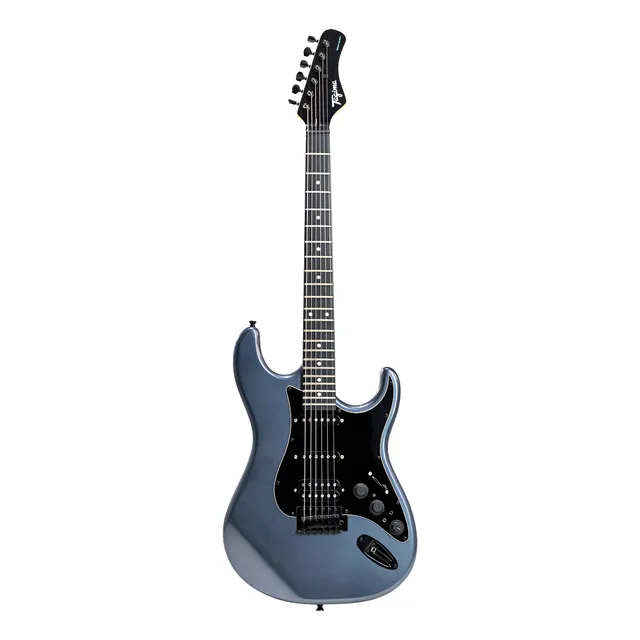 Guitarra Strato Tagima Sixmart Cinza Metálico Hss C/ Efeitos