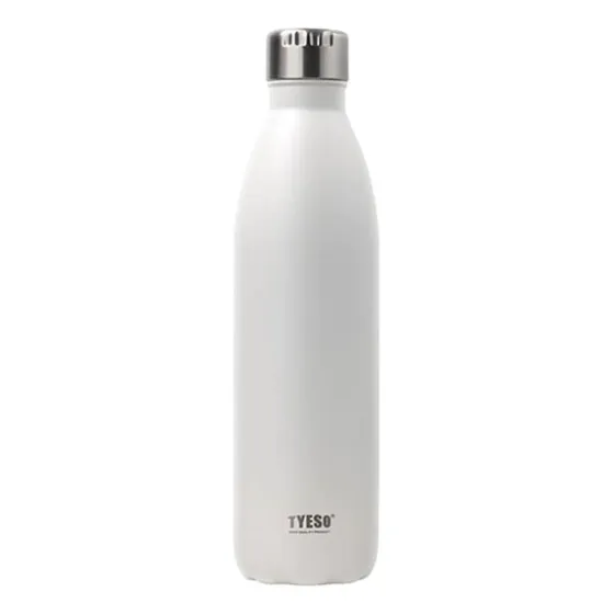 Botella Térmica Acero Inox Tyeso 750ml Ts-8842 12hr Color Blanco