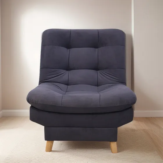 Poltrona Reclinable 70x90 Cm Tela Tipo Lino 3 Posiciones