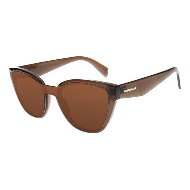 Óculos De Sol Feminino Infinity Redondo Clássico Marrom Oc.c Óculos De Sol Feminino Infinity Redondo Clássico Marrom Oc.c