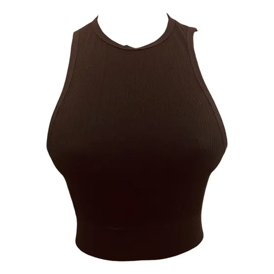Top Deportivo Musculosa Microfibra - Estilo Y Comodidad Negro Micro Único