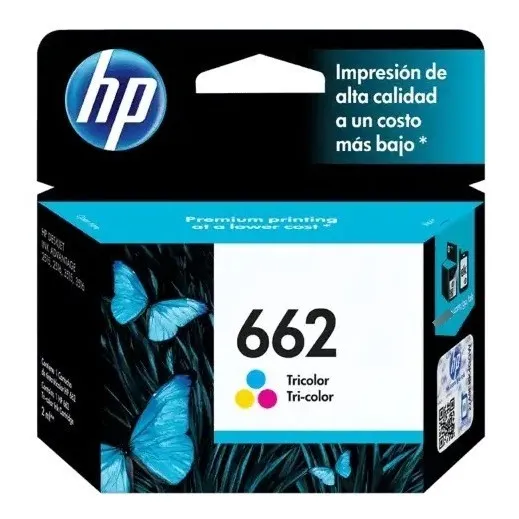 Cartucho Hp Original 662 Tricolor - 4645 2645 1515 2515