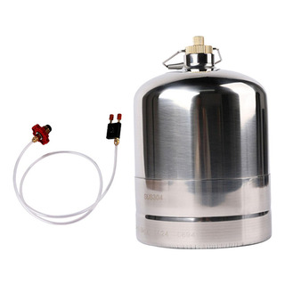 Botella De Gas De Acero Inoxidable, Cilindro Inflable, 1.35l Botella De Gas De Acero Inoxidable, Cilindro Inflable, 1.35l