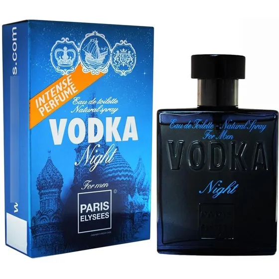Kit Com 2 Vodka Night Paris Elysees Masc. 100 Ml-lacrado 