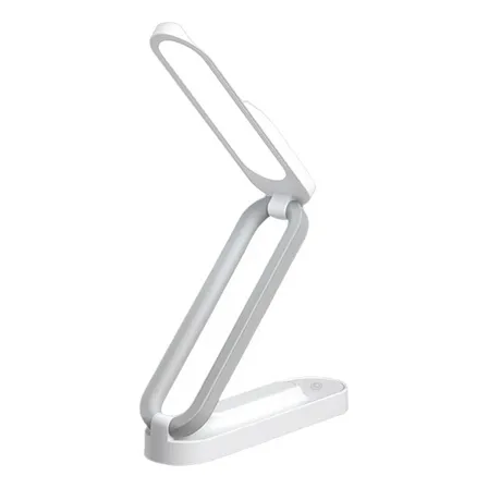 Lámpara Plegable Luz Led De Escritorio Regulable Flexible Color de la estructura Blanco